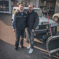 Suzuki Jimny Schneepflug von Milde